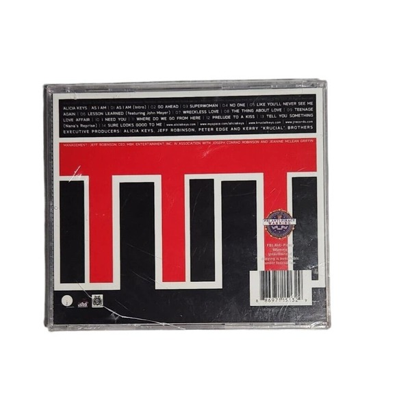 Alicia Keys As I Am CD Full Album (J Records, 2007) R&B Soul Pop Sealed New - Picture 2 of 5